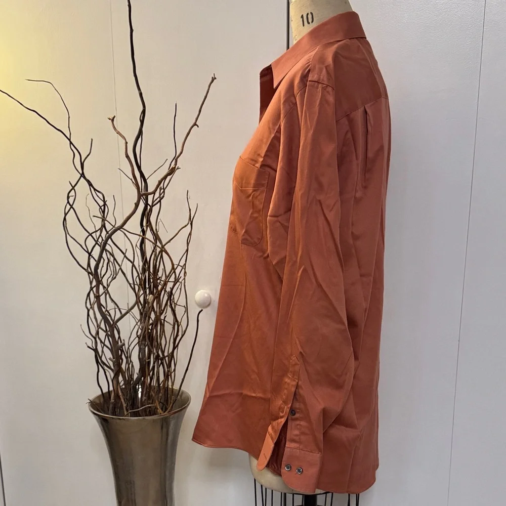 Geoffrey Beene Men's Rust Shirt Jacket - Picture 2 of 6